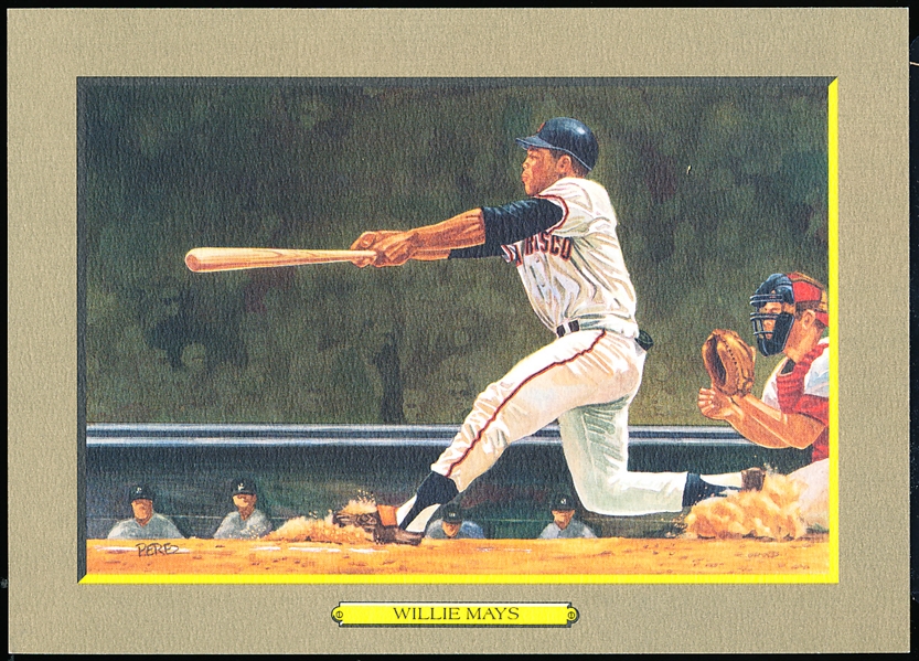 1990 Perez-Steele Great Moments Bsbl. Art Cards- 10 Diff. in Pages