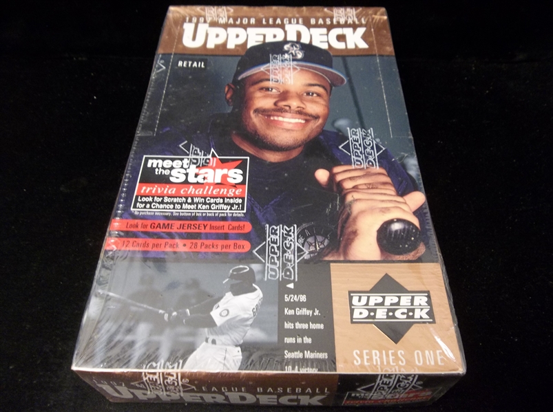 1997 Upper Deck Bsbl.- 1 Unopened Series 1 Retail Wax Box