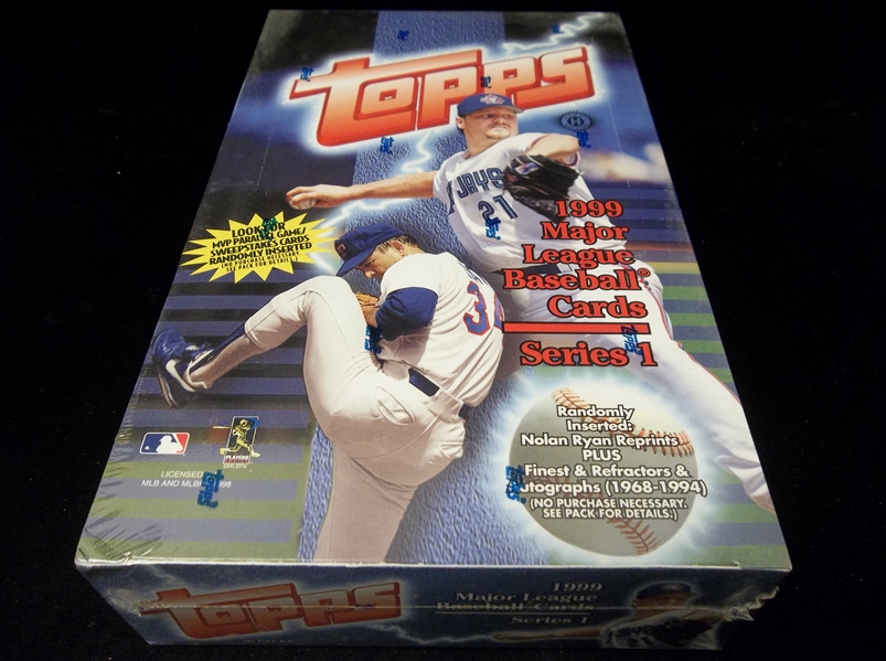 1999 Topps Bsbl.- 1 Unopened Series 1 Hobby Wax Box