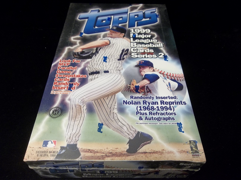 1999 Topps Bsbl.- 1 Unopened Series 2 Hobby Wax Box