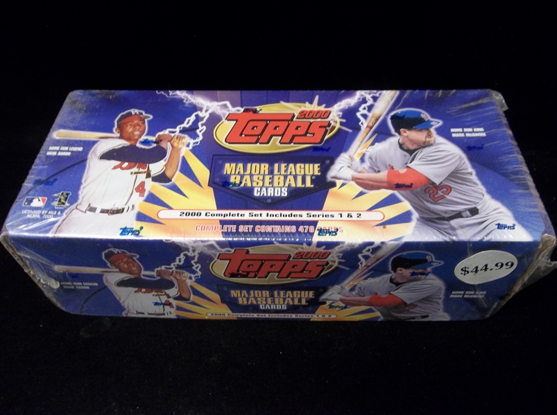 2000 Topps Bsbl.- 1 Unopened Retail Factory Set of 478 Cards