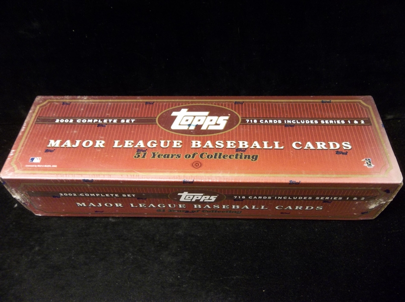 2002 Topps Bsbl.- 1 Unopened Hobby Brown Factory Set of 718 Cards