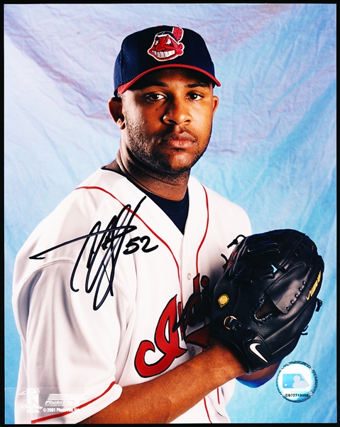 C. C. Sabathia Autographed Cleveland Indians Color 8” x 10” Photo