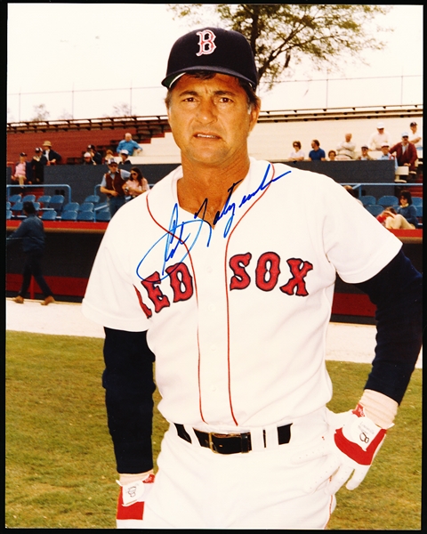 Carl Yastrzemski Autographed Boston Red Sox Bsbl. Color 8” x 10” Photo 