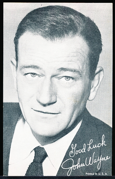 1950’s Hollywood Salutation Exhibit Non-Sports- John Wayne