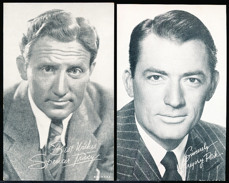 1950’s Hollywood Salutation Exhibit Non-Sports- 5 Diff. Actors