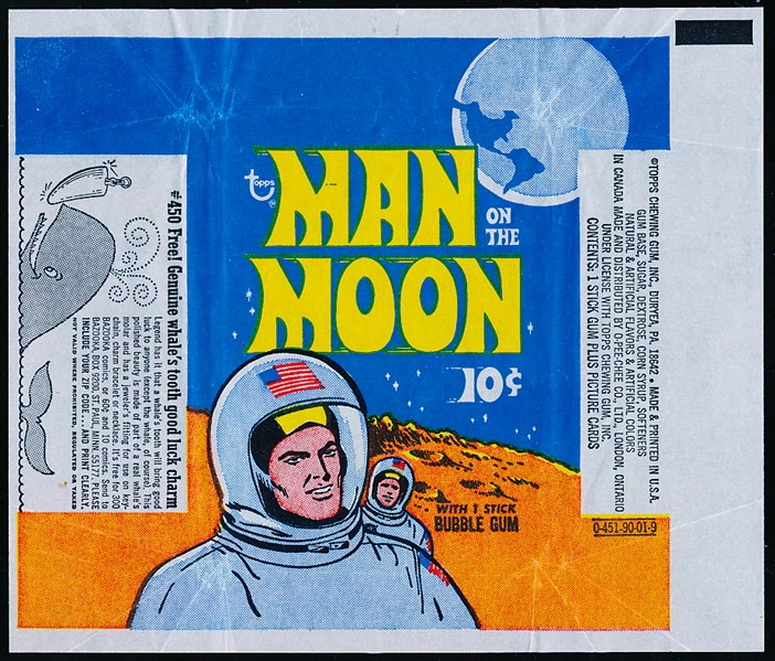 1969 Topps Man on the Moon Non-Sports- 1 Wrapper