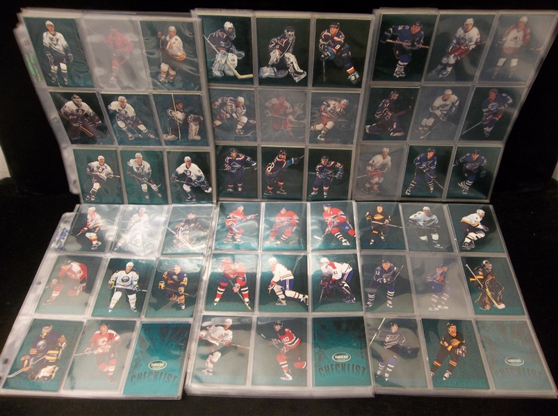 1995-96 Parkhurst Hockey “Emerald”- 286 Diff. Cards in Pages