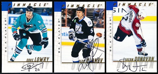 1997-98 Pinnacle Be A Player Hockey- 20 Diff. Autographs