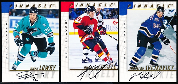 1997-98 Pinnacle Be A Player Hockey- 50 Asst. Autographs