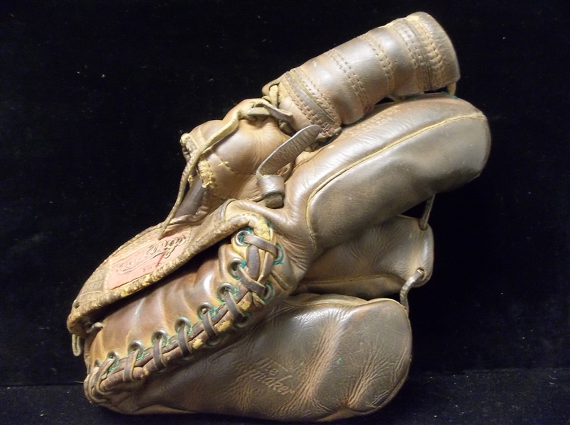 1950’s Rawlings Bsbl.- Willie “Puddin-Head” Jones Playmaker Model Infielder’s Glove