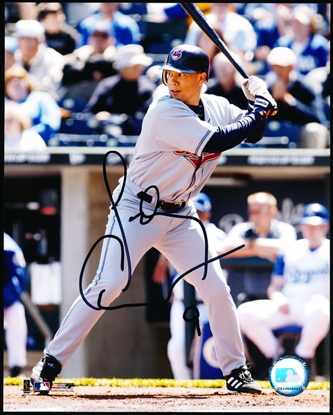 Jody Gerut Autographed Cleveland Indians MLB Color 8” x 10” Photo