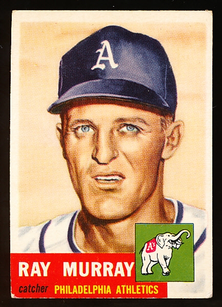 1953 Topps Baseball Hi#- #234 Murray, A’s