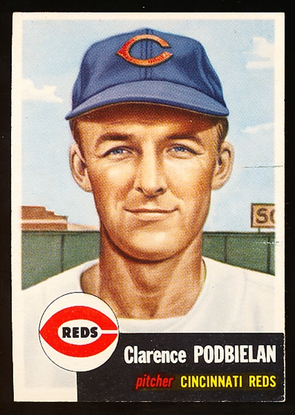 1953 Topps Baseball Hi#- #237 Ed Podbielan, Reds