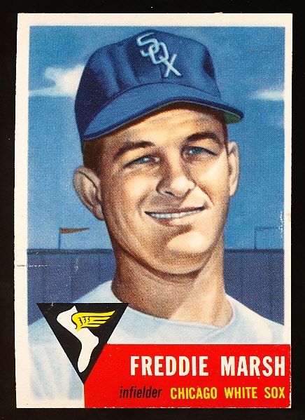 1953 Topps Baseball Hi#- #240 Marsh, White Sox- SP