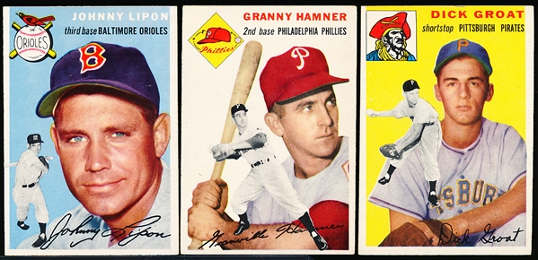 1954 Topps Bb- 5 Diff