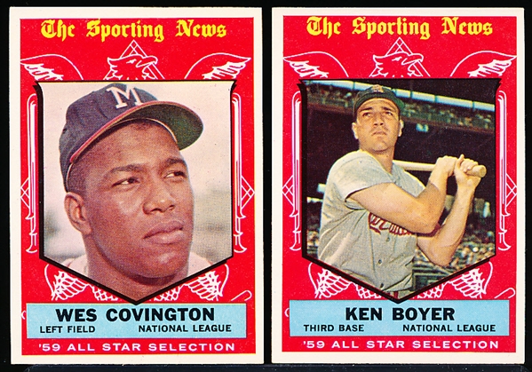 1959 Topps Bb- 4 Cards