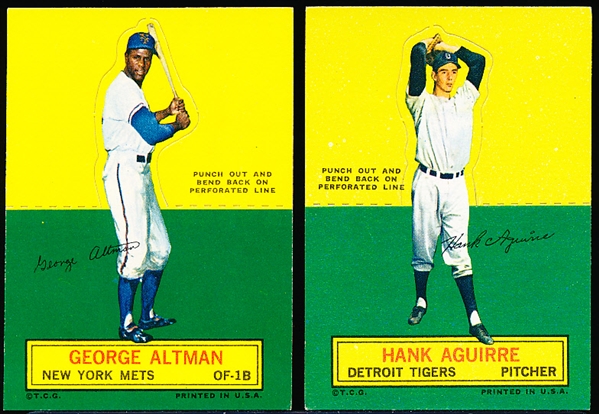 1964 Topps Bb Stand Ups- 4 Diff