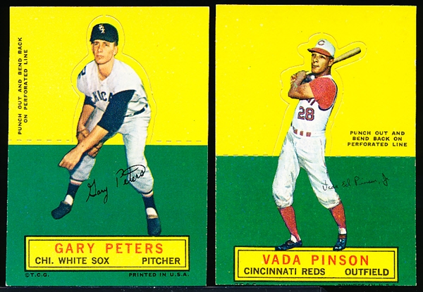 1964 Topps Bb Stand Ups- 4 Diff