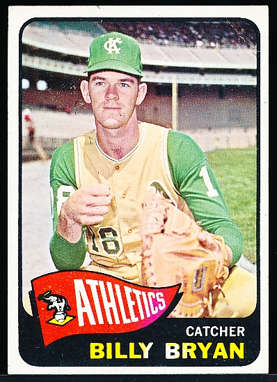 1965 Topps Bb- #51 Billy Bryan- “White B” Variation