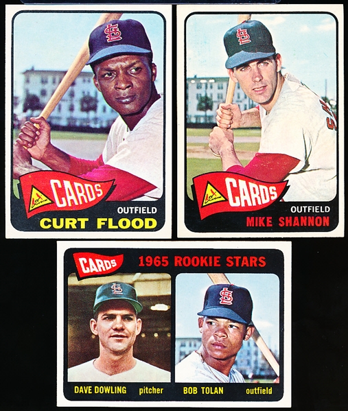 1965 Topps Bb- 6 St. Louis Cards