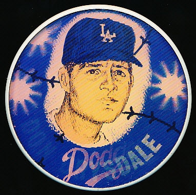 1965/66 L.A. Dodgers- “Motion Pin”- Don Drysdale