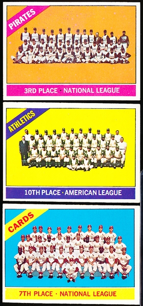 1966 Topps Bb- 12 Team Cards