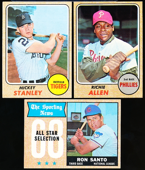 1968 Topps Bb- 7 Diff- Ex to Ex-Mt