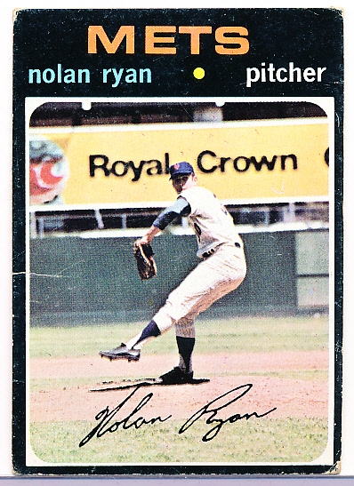 1971 Topps Bb- #513 Nolan Ryan, Mets