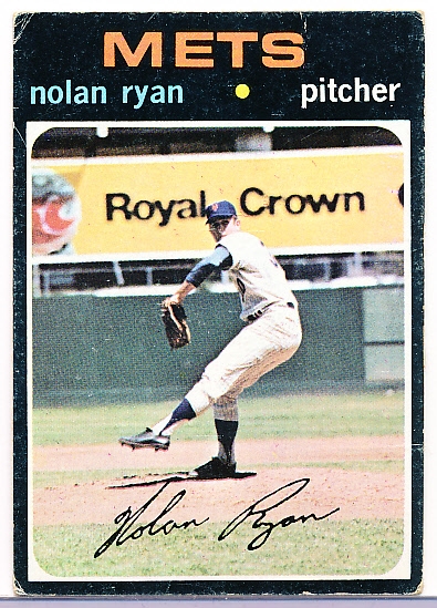 1971 Topps Bb- #513 Nolan Ryan, Mets