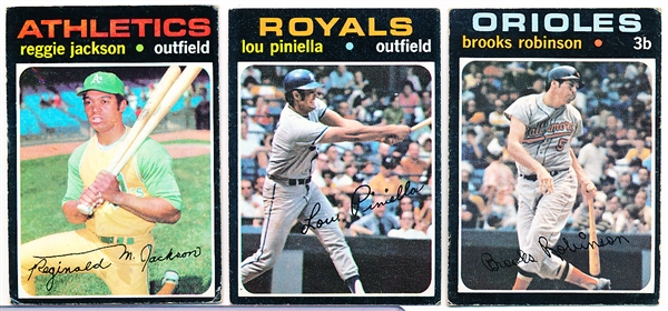 1971 Topps Bb- 8 Cards