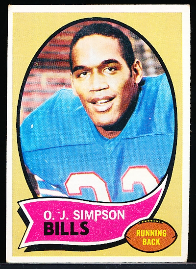 1970 Topps Fb- #90 O.J. Simpson RC