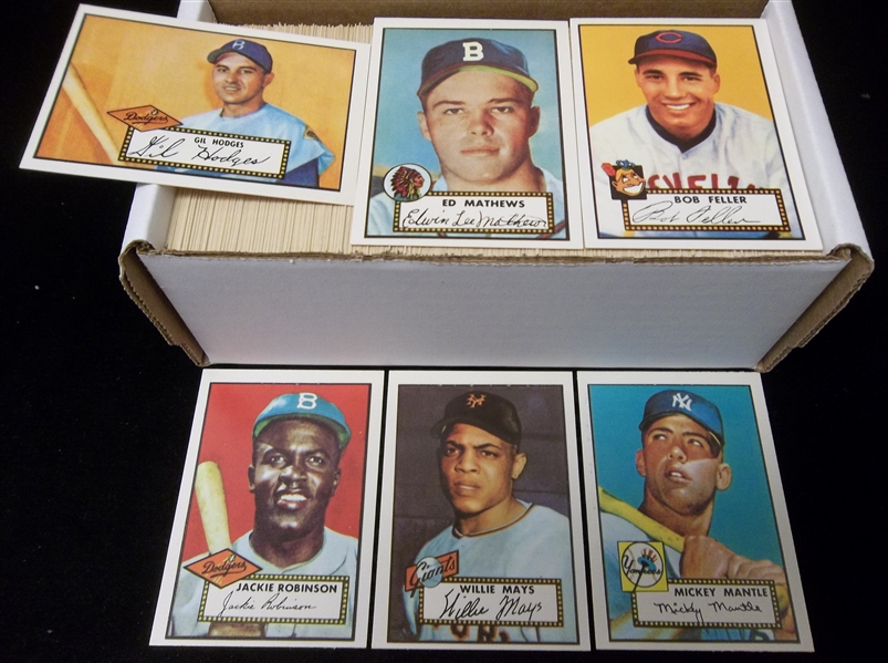 1983 Topps Reprint 1952 Baseball Complete Set of 402