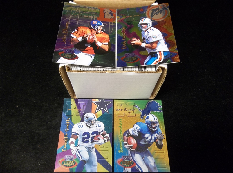 1996 Playoff Illusions Football Near Set- 117 of 120