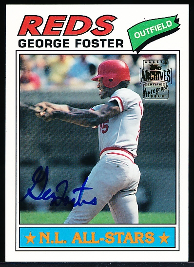 2003 Topps All-Time Fan Favorites Bsbl. “Archives Autographs” #FFA-GF George Foster