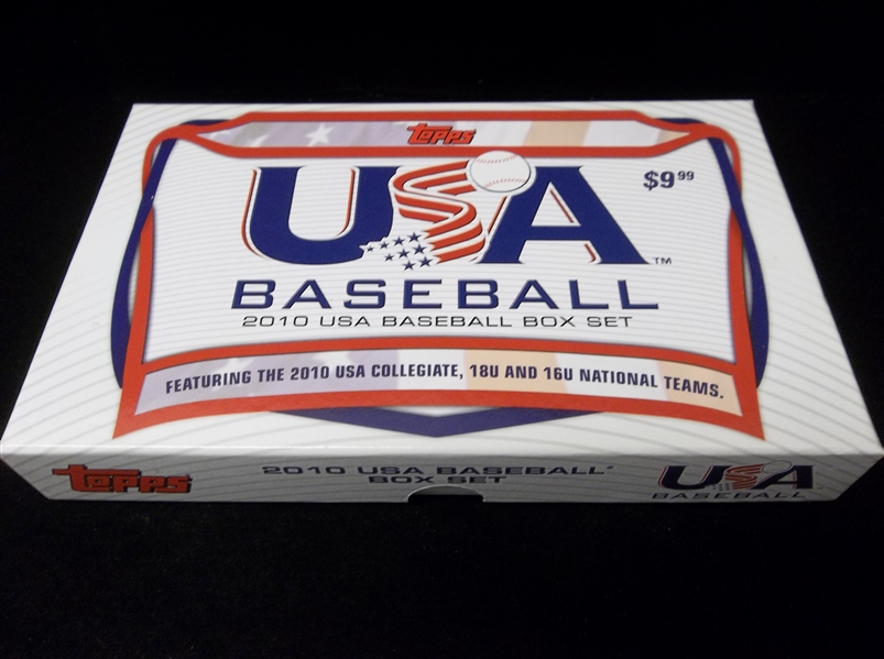 2010 Topps USA Baseball- 1 Complete Opened Set of 65 Cards in Original Factory Box