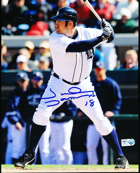 Johnny Damon Autographed Detroit Tigers Color 8” x 10” Photo- MLB Certified