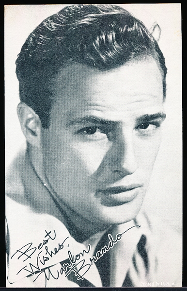 1950’s Hollywood Exhibits Non-Sports- Marlon Brando