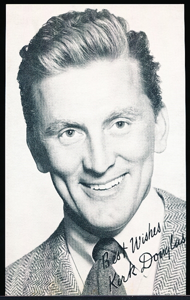 1950’s Hollywood Exhibits Non-Sports- Kirk Douglas