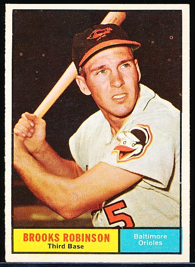 1961 Topps Bb- #10 Brooks Robinson, Orioles