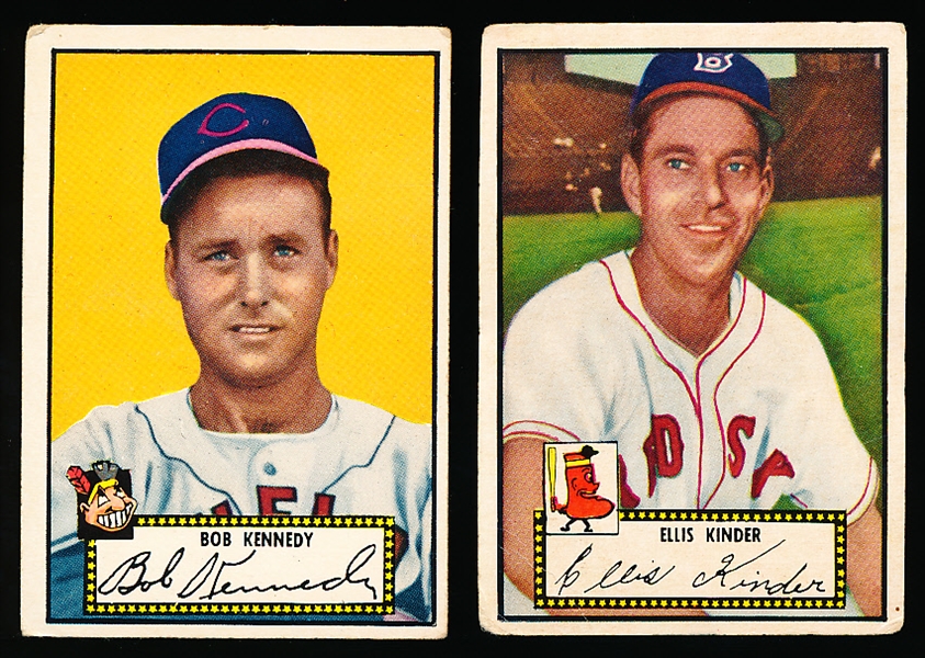 1952 Topps Baseball- 2 Diff