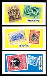 1961 Sweetlue Products Ltd. “Stamp Cards” Complete English Set of 25
