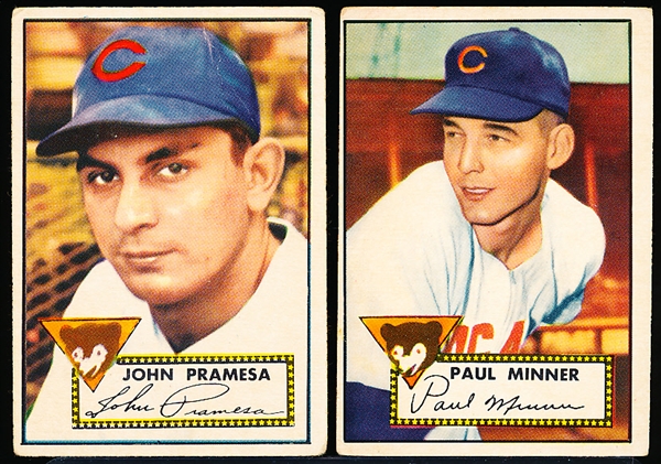 1952 Topps Baseball- 2 Diff Chicago Cubs