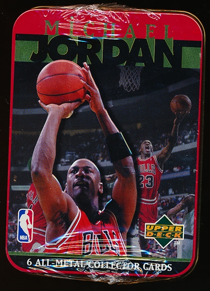 1996 Upper Deck Metallic Impressions Michael Jordan Factory Sealed Metal Card Set of 6