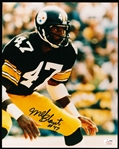 Mel Blount Autographed Pittsburgh Steelers NFL Color 8” x 10” Photo- SGC Certified
