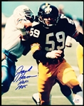 Jack Ham Autographed Pittsburgh Steelers NFL Color 8” x 10” Photo- SGC Certified