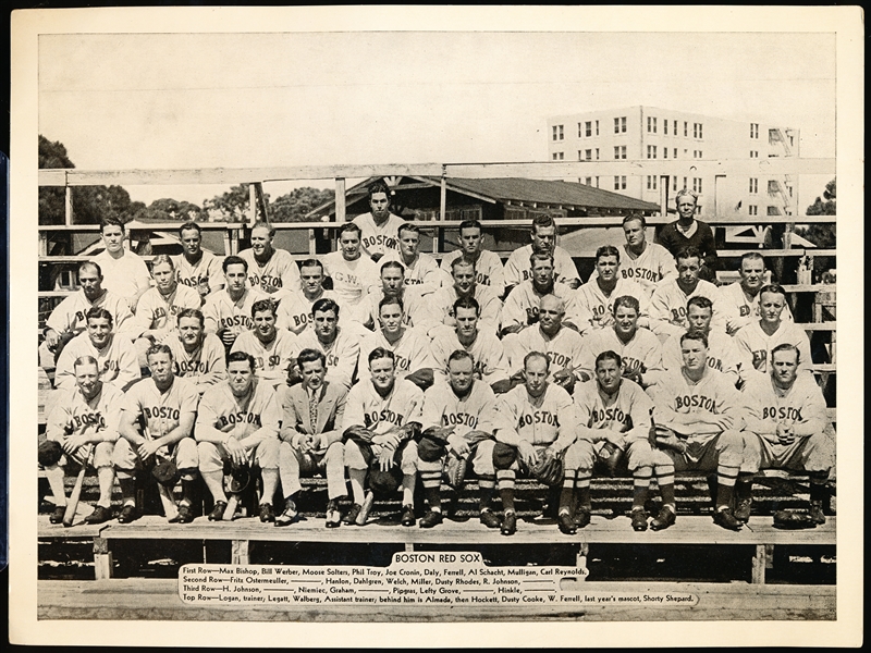 1935 R311 Glossy Finish- Boston Red Sox Team Photo