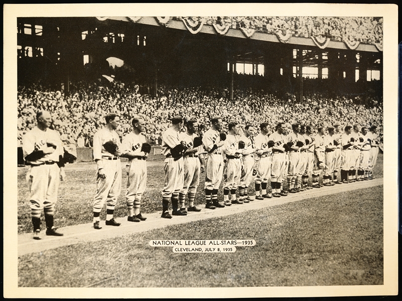 1935 R311 Glossy Finish- National League All Stars 1935