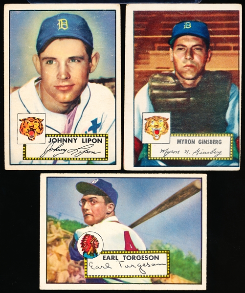 1952 Topps Bb- 3 Diff