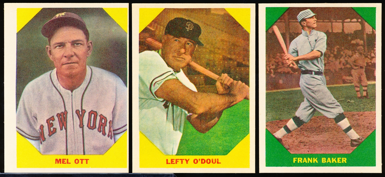 1960 Fleer Baseball Greats- 5 Cards